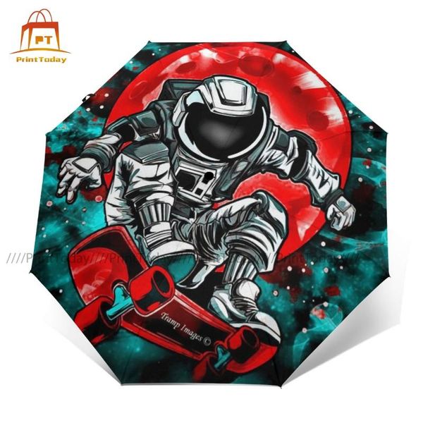 

umbrellas skateboard umbrella auto protection wholesale painting sun reinforced