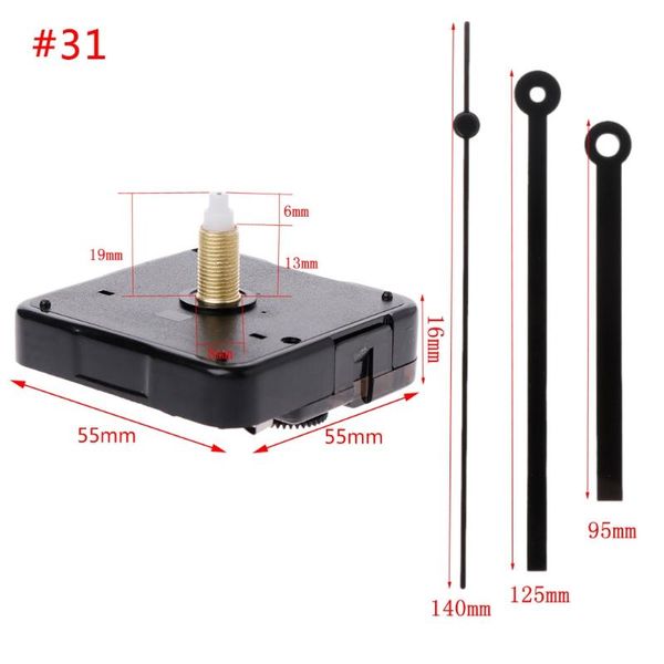 

quartz clock movement mechanism hands wall repair tool parts silent kit set diy t5eb clocks