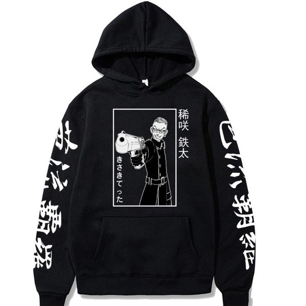 

men's hoodies & sweatshirts japanese anime tokyo revengers valhalla women funny kisaki tetta graphic harajuku manga, Black