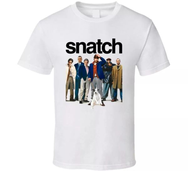 

snatch guy ritchie british gangster movie funny fan t shirt, White;black