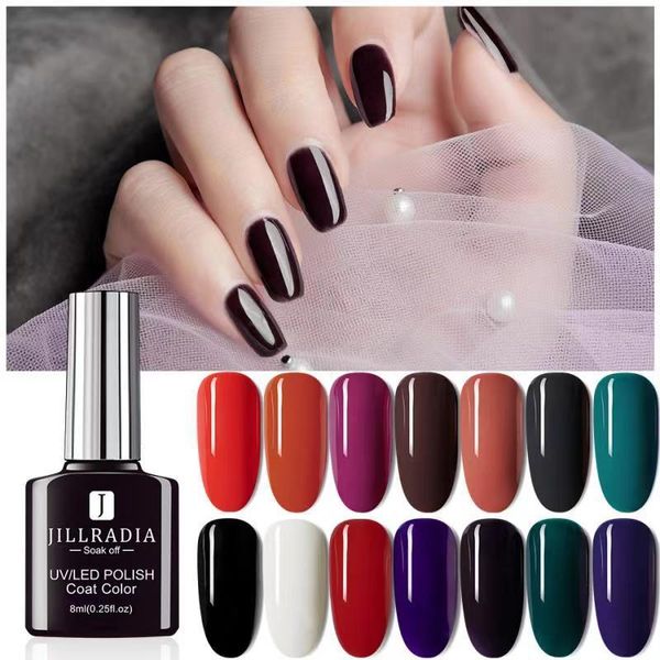 

nail polish txd 60 color gel professional semi-permanent coat led varnish tool