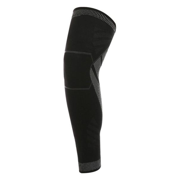 

elbow & knee pads 1pcs anti-slip breathable knitted leg support protector sports pad sleeve volleyball basketball fitness brace z, Black;gray