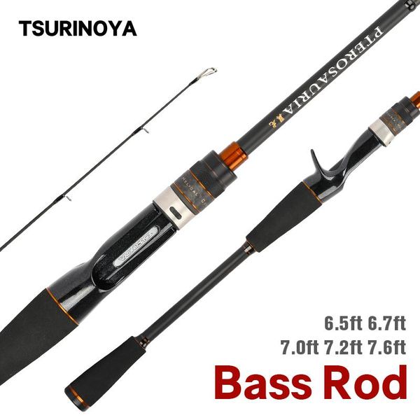 

fishing rod pterosauria fuji guide profession spinning casting universal carbon lure bass 1.91m 2.01m 2.13m 2.18m boat rods