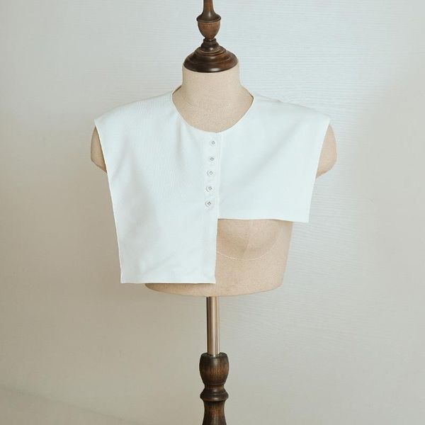 

bow ties solid color fake collar shawl for women necklace shirt removable false detachabel sweater blouse collars shawls, Black;gray