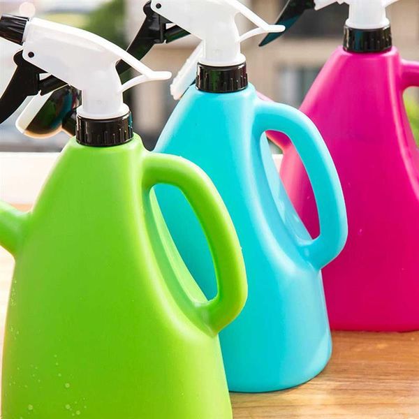 

watering equipments 2 in 1 can plastic water kettle indoor outdoor pressure spray garden plants adjustable sprayer tool