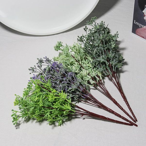 

decorative flowers & wreaths outdoor greening layout, green plants, grass, frost, wormwood, artificial home restaurant partition, flower arr