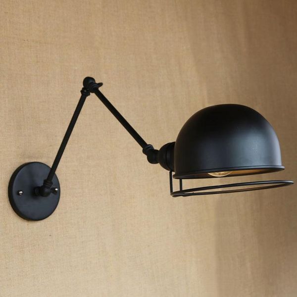 

wall lamp rh loft e27 mechanical arm france jielde reminisced retractable double vintage swing light