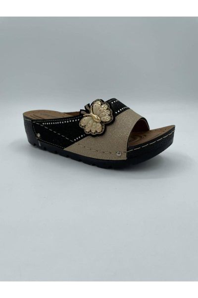 

slippers daily casual women 's slipper, Black