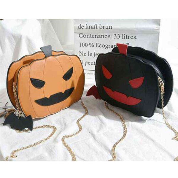 

girl halloween pumpkin shaped demon menger shoulder bag casual purse handbag