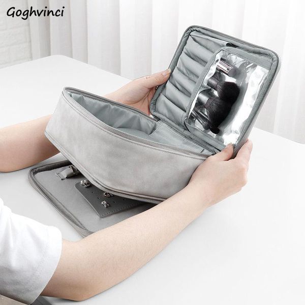 

women's makeup bags men female cosmetics cases portable storage wash pack travel organizer toilet large-capacity simple cosmetic &