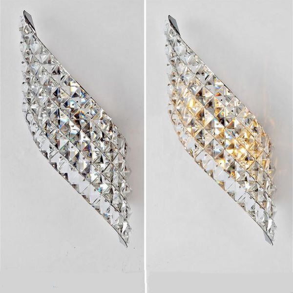 

wall lamps stainless steel crystal lamp zm1106 living room bedroom bathroom creative fashion simple modern