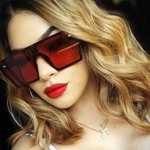 

fashion square women plastic sunglasses brand designer gradient for female mirror lens men sun glasses uv400, White;black