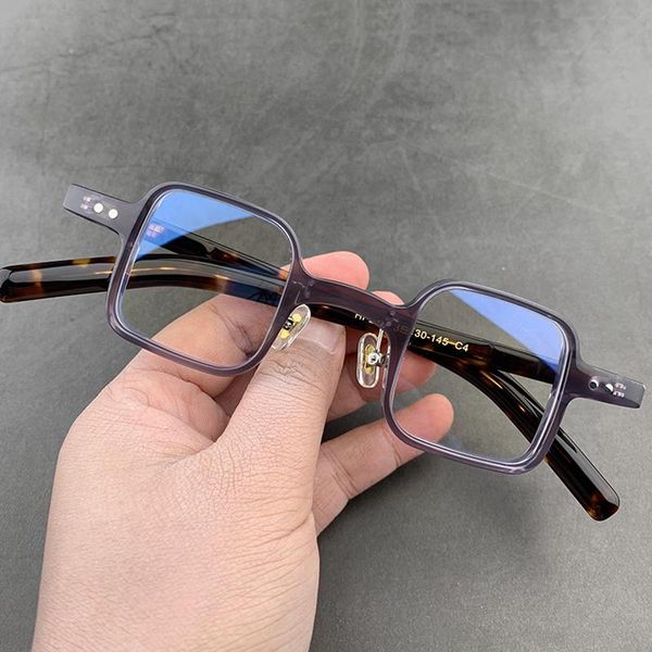 

fashion sunglasses frames acetate transparent glasses men small square eyeglasses frame women optical prescription spectacle clear eyewear o, Black