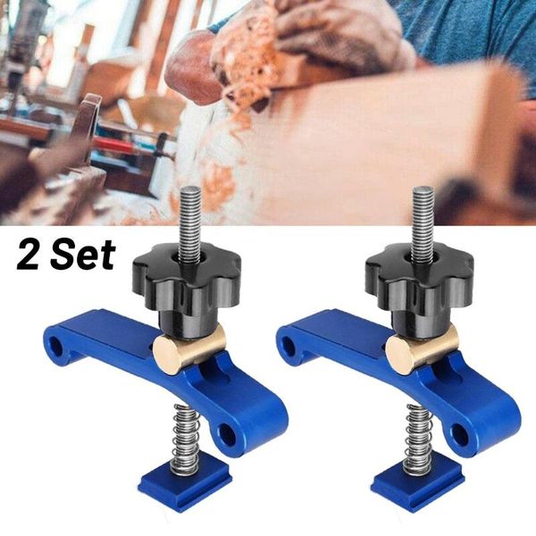 

woodworking ruter table t track metal quick acting hold down clamp set m8 screw slot block clamps for work holding positioning hand tools