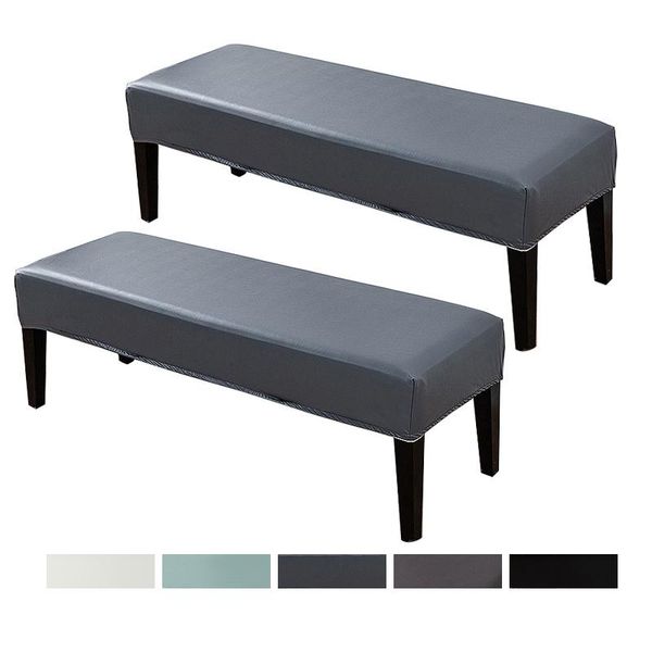 

waterproof bench cover dining room rectangle seat slipcover anti dust protecor washable elastic chair for home covers