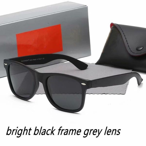 

polarized lens ray sunglasses vintage pilot uv400 protection men bans women ben wayfarer sun glasses with case box 2140, White;black