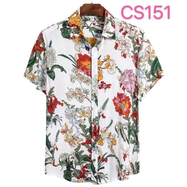 

men's casual shirts national retro hawaii beach men's shirt 2021 short sleeve fashion brand street clothing casual large -xxl, White;black