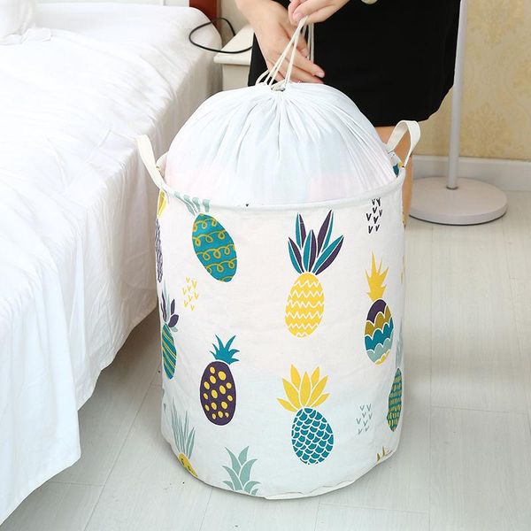 

clothing & wardrobe storage large ditry clothes basket quilt drawstring bag home laundry durable toys sundries container