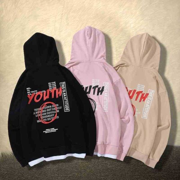 

guangzhou shisanhang two pieces of autumn and winter sweater men's hoodie, Black