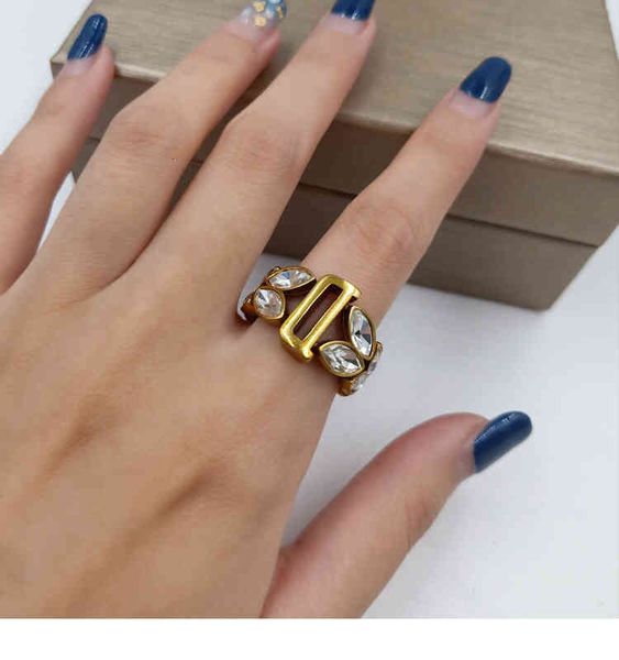 

dijia cd letter wheat ear horse eye ring female d family baby fashion simple, Silver