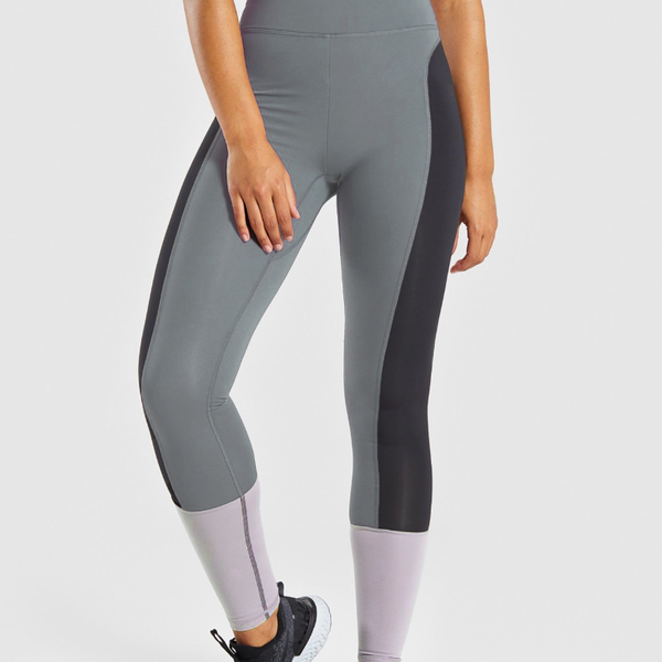 

wholesale womens nine points yoga pants quick drying breathable jogging outfits, White;red