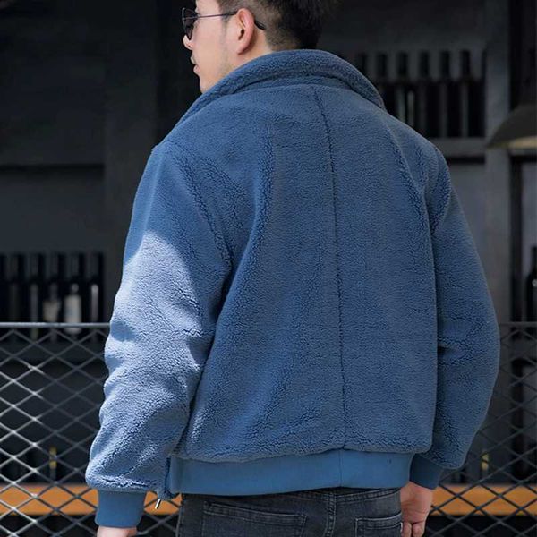 

men's down & parkas soul of tiger fashion luxury clothes mens warm winter padded jackets zipper fur coats casual thicken male oversized, Black
