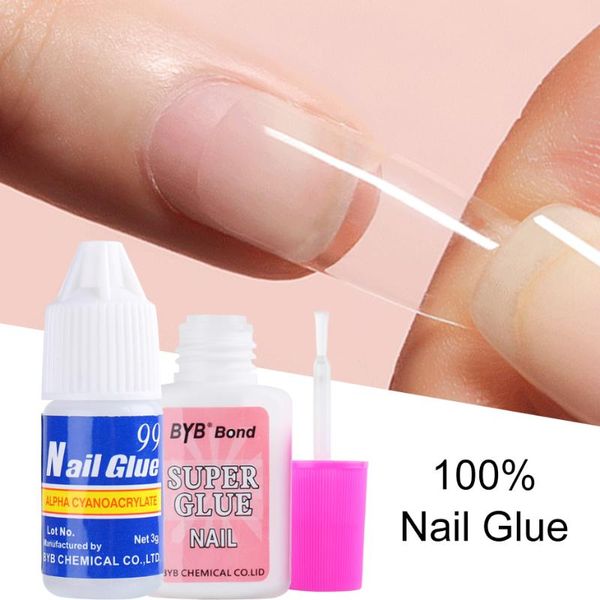 

nail gel 7g fast dry glue for fake tips adhesive sticky art rhinestone decoration false french sticking tools pp1866, Red;pink