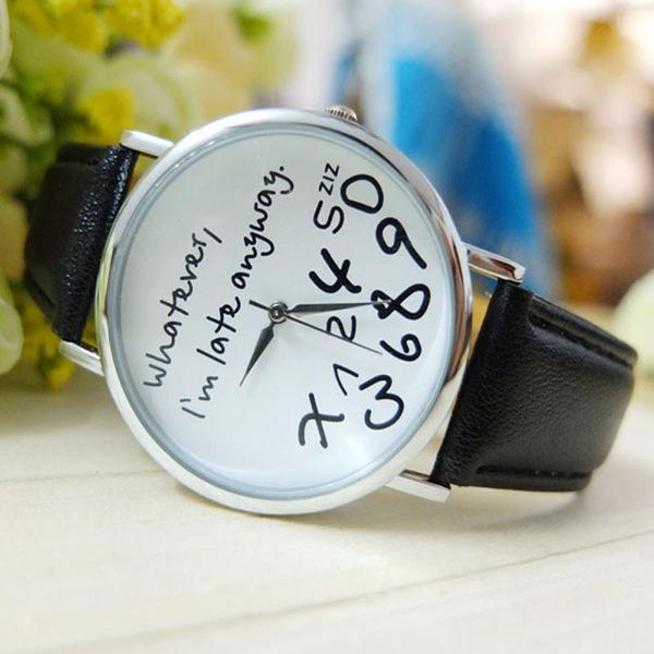 

wristwatches women leather watch style woman wristwatch lady f605, Slivery;brown