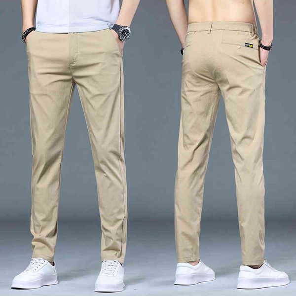 

pants cholyl brand spring autumn men's casual pants business green blue gray classics straight fashion trousers plus size 28-38, Black