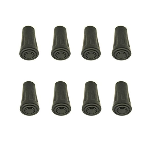 

trekking poles pole nordic walk stick cane climb replacement alpenstock outdoor camp hike protector cap tip rubber 8 pcs