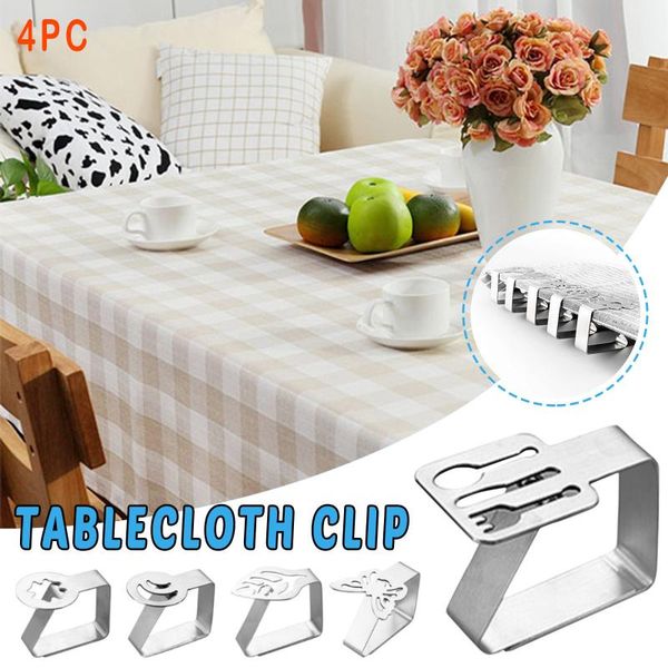 

clothing & wardrobe storage creative stainless steel tablecloth clip windproof and non-slip fixer thickening fashion fixing device#w