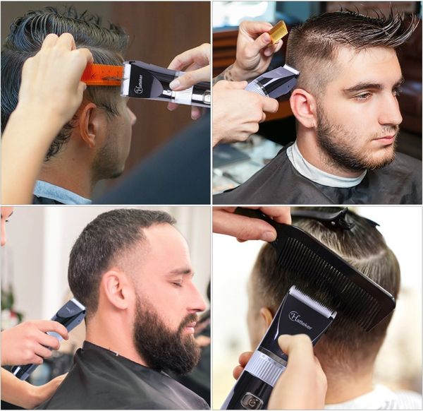 

13 piece professional hair trimmer for men kit wet dry hair clipper beard trimer adjustable hair cutting machine lithium ion