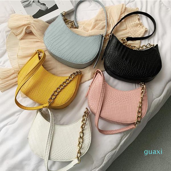 

evening bags stone pattern small pu leather crossbody bag for women elegant travel chain shoulder handbag solid color ladies purse