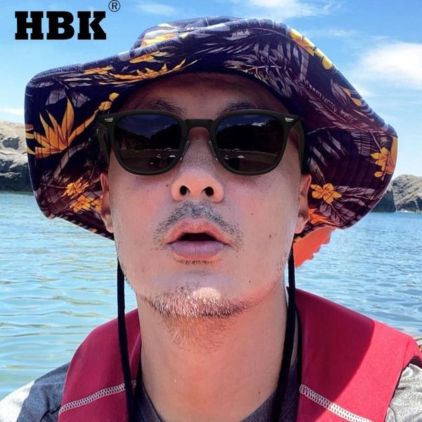 

sunglasses hbk fashion polarized women men plank insert core brand design outside driving travel eyewear uv400, White;black