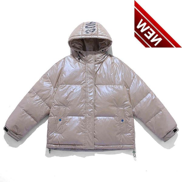 

men down jacket winter 2021 new thick warm men's all-match, Black