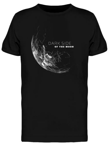 

Moons Darkside Graphic Men's Tee -Image by Shutterstock, White;black