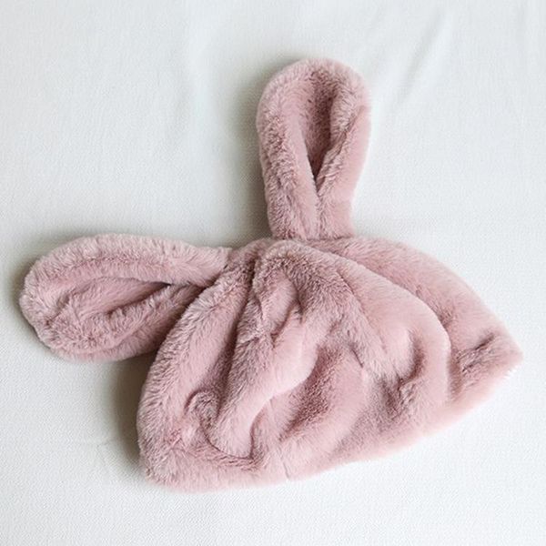 

beanie/skull caps winter plush cartoon ears warm hat ladies cute simple students outdoor aging japanese, Blue;gray