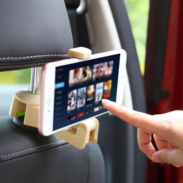 

cell phone mounts & holders convenient bag sundries storage car headrest hook universal seat back hanging mobile holder 2 in 1