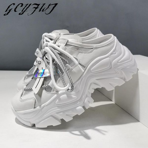 

slippers women lace-up round toe hand-made thick bottom girl shoes outdoor Â absorption mature ladies sandalias, Black