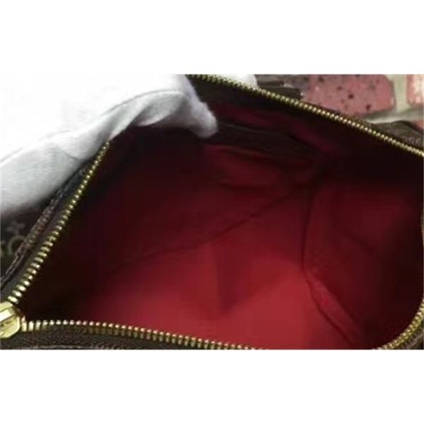 

outletreal oxidizing leather canvas damier flower letter print pillow bags speedy25 30 35 with strap lock