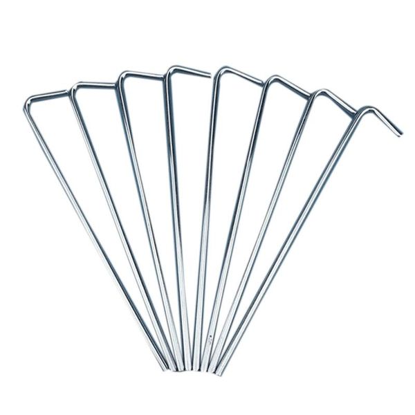 

mylb-50 x iron tent pegs hooks awning grass camping caravan motorhome portable lanterns