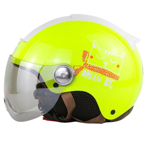 

motorcycle helmets electric half face abs helmet with lens scooter d5be