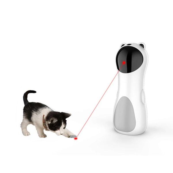 

cat toys automatic led laser interactive smart teasing pet funny handheld toy multi-angle exercise training entertaining