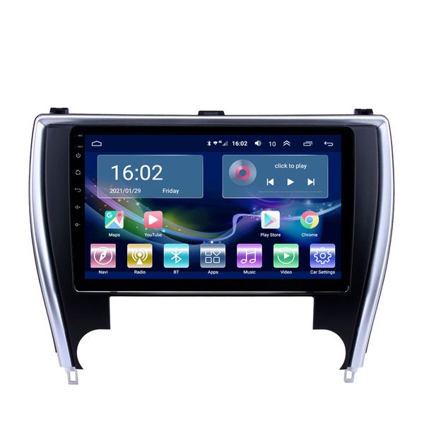 Lettore video Navigazione multimediale Gps Autoradio Android-10 per Toyota CAMRY 2015-2017 USA 2-Din No-Dvd