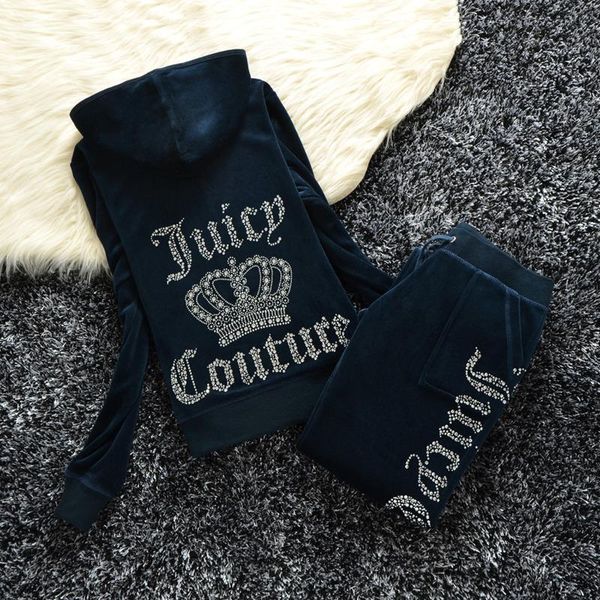 

women's two piece pants yiciya 2021 large crown drill sports leisure fashion velvet suit,tracksuit women,crop trousers,met,pants, White