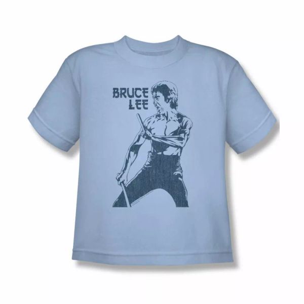 

bruce lee fighter youth short sleeve t-shirt sizes- s-xl new, White;black
