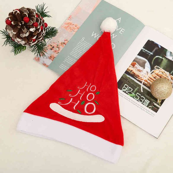 

qiaoding new decoration brushed high-grade flannel christmas hat