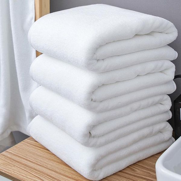 

towel 80*180/100*200cm white large bath thick cotton shower towels home bathroom el adults toalha de banho serviette bain