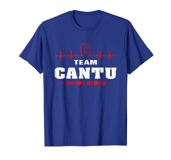 

Team Cantu lifetime member shirt surname, last name, White;black