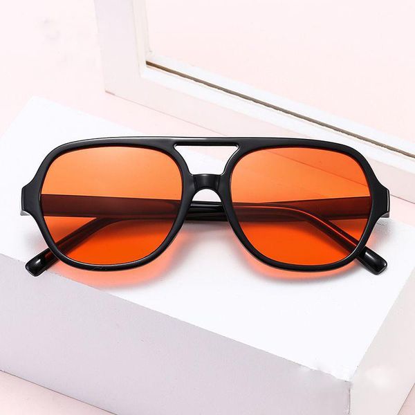 

sunglasses women 2021 quality oversized casual street style uv400 shades for men gafas de sol mujer, White;black